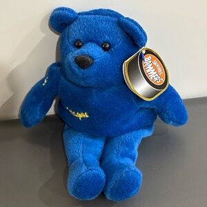 Wayne Gretsky 99 Bammers Royal Blue Stuffed Bear 1999
